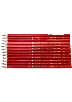 Färgpenna FABER-CASTELL röd (12)