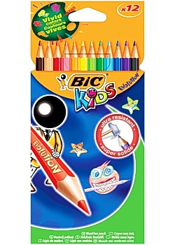 Färgpenna BIC Kids Evolution 12 färger