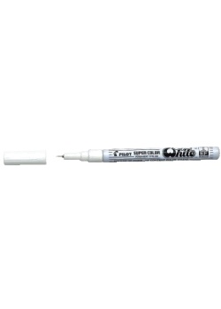 Märkpenna PILOT Super Color EF vit