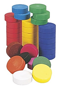 Färgblock 57mm röd