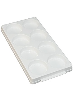 Plastpalett för 8 färgblock
