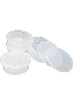 Plastkopp med lock (30)