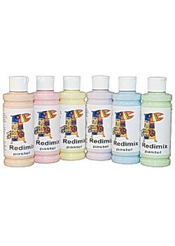 Readymix pastell 250mlx6 färger