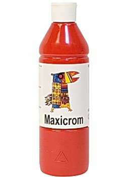 Maxicrom 500 ml klarröd