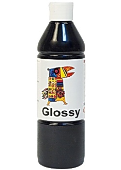 Glansfärg Glossy 500ml svart