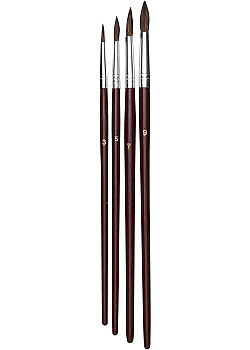 Akvarellpenselset 1x4 storlek/fp