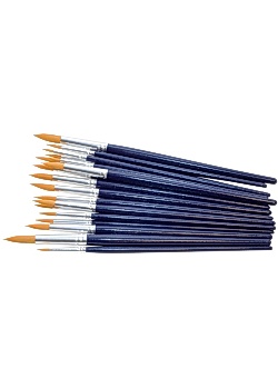 Syntetpenselset runda (20)