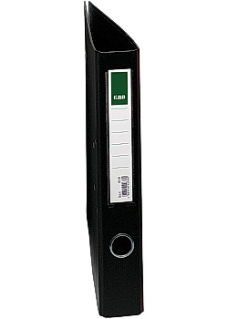 Pärm EU-hålning PP A4 50mm svart