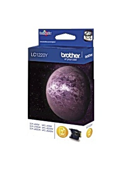 Bläckpatron BROTHER LC1220Y gul