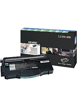 Toner LEXMARK 12016SE svart