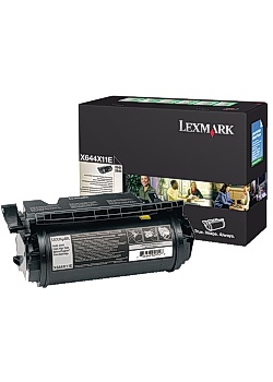 Toner LEXMARK X644X11E svart