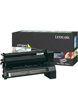Toner LEXMARK C7700YH gul