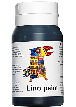 Tryckfärg 500ml svart