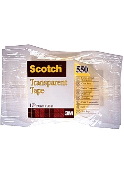 Kontorstejp SCOTCH 550 transp. 66mx19mm