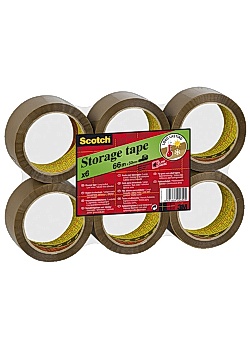 Packtejp SCOTCH PP Acryl 38mmx66m brun