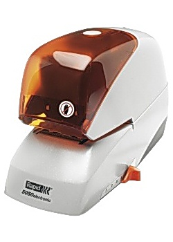 Elhäftare RAPID 5050e orange/vit