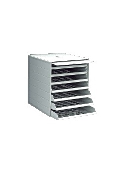 Blankettbox Idealbox Plus 7-fack grå