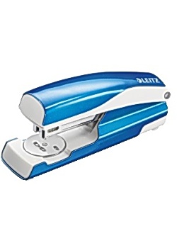 Häftapparat LEITZ WOW 5502 blå metallic