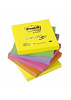 Notes POST-IT Z-block 76x76mm rainbow