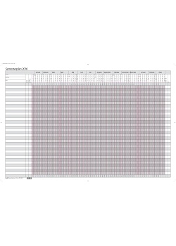 Whiteboardtavla Semesterplan-2460
