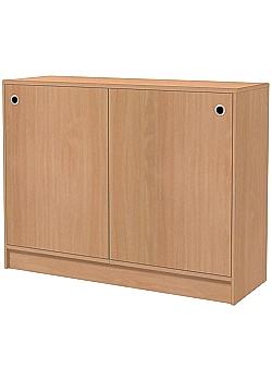 Skåp 2xA4 skjutdörrar H92,5cm bok