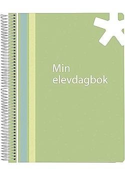 Min elevdagbok 185x235mm , kartongomslag