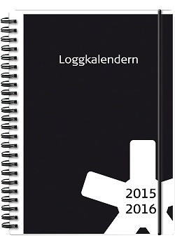 Loggkalendern A6, pp-omslag
