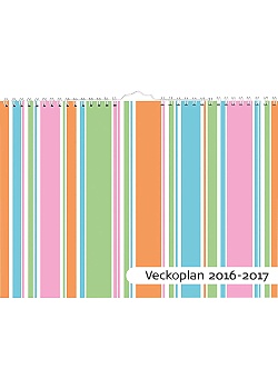 Väggkalender, Veckoplan