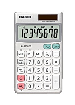 Miniräknare CASIO SL-305ECO