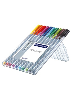 Fineliner STAEDTLER triplus 10 färger
