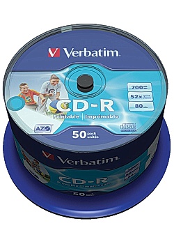 CD-R VERBATIM 700MB tryck (50)