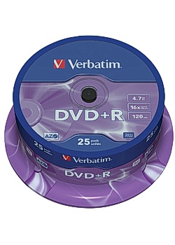 DVD+R VERBATIM 4,7GB (25)