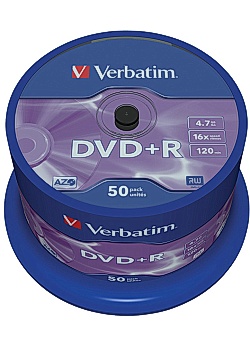 DVD+R VERBATIM 4,7GB (50)