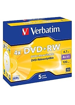 DVD+RW VERBATIM 4,7GB (5)