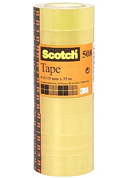 Kontorstejp SCOTCH 508 standard 33mx15mm