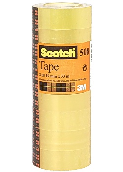Kontorstejp SCOTCH 508 standard 33mx19mm