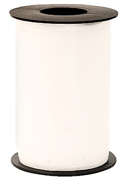 Presentband matt borstad 10mmx250m vit