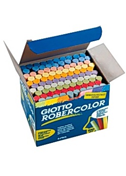 Tavelkrita GIOTTO sort färger (100)
