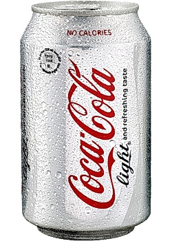 Dricka COCA COLA light burk 33cl