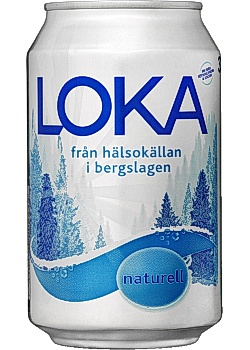 Dricka LOKA naturell burk 33cl
