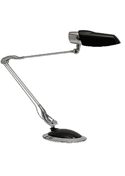 Lampa MATTING Pluto 2-ledad svart/silver