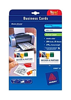 Visitkort laser 85x54mm satin (250)