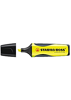 Överstrykningspenna Executive Boss gul