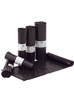 Plastsäck LD 60my 125L svart (25)
