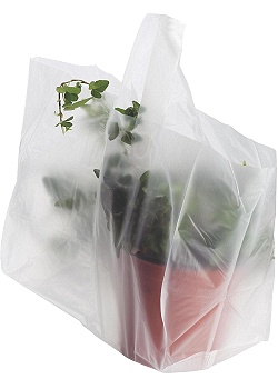 Plastbärkasse plant 350x170x240mm (250)