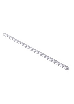 Plastspiral GBC 10mm vit 65 bl. (100)