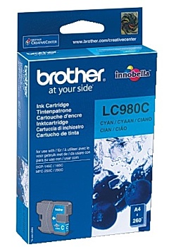 Bläckpatron BROTHER LC980C cyan