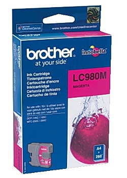 Bläckpatron BROTHER LC980M magenta