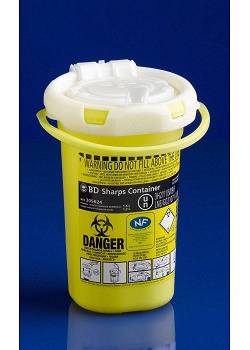 Kanylburk Sharps Collector plast 1,5L