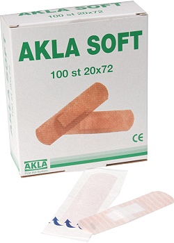 Plåster Akla Soft NW 34x72mm 100/FP
